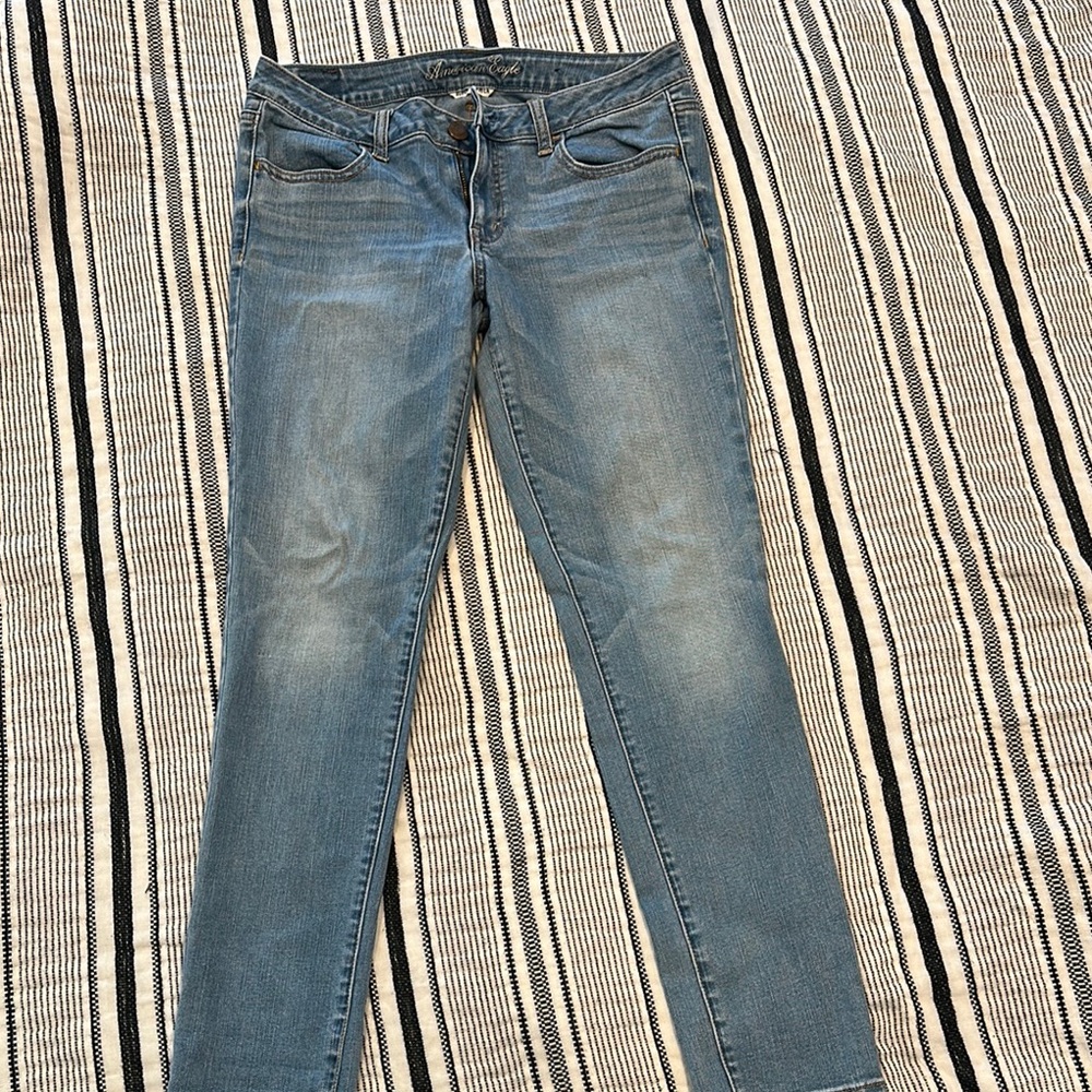 American Eagle Outfitters Blue Skinny Jeans